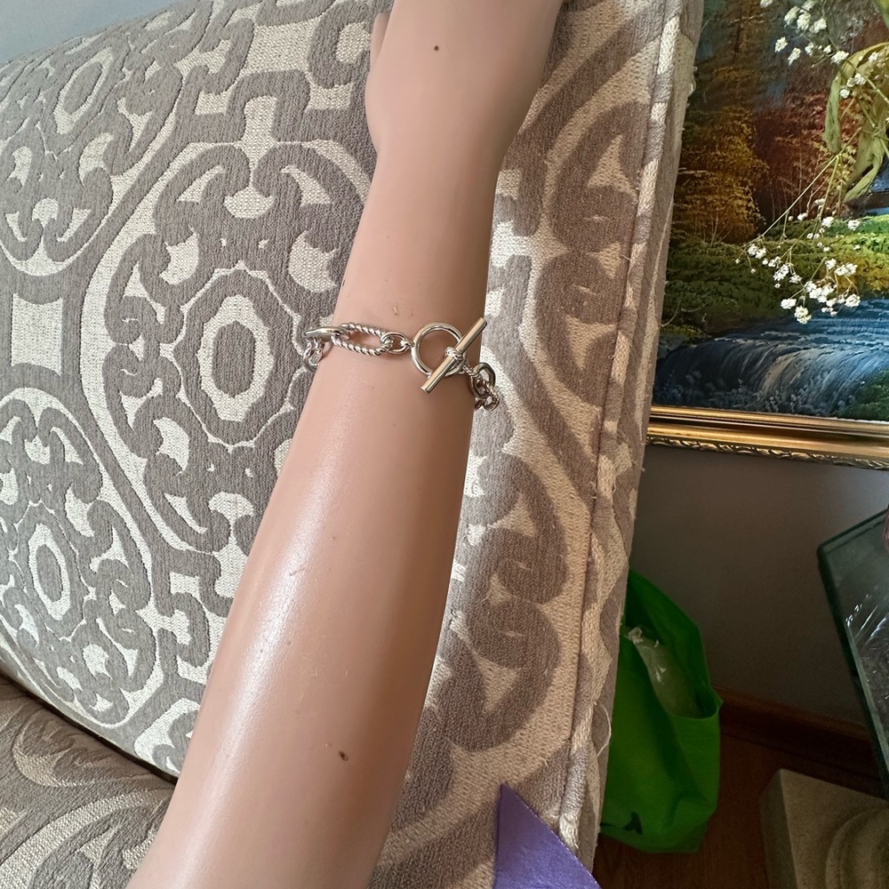 David Yurman Silver Chain Link Bracelet NWTB - Picture 9 of 16